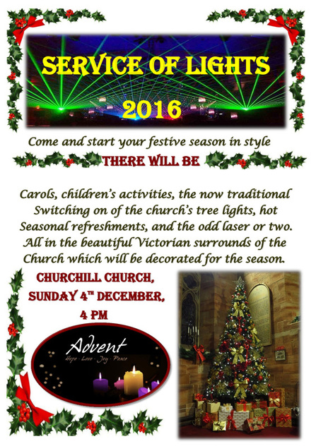 Service of lights 2016 poster